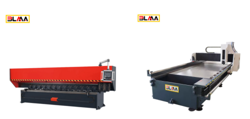 Figure 1 Vertical grooving machine vs. horizontal grooving machine