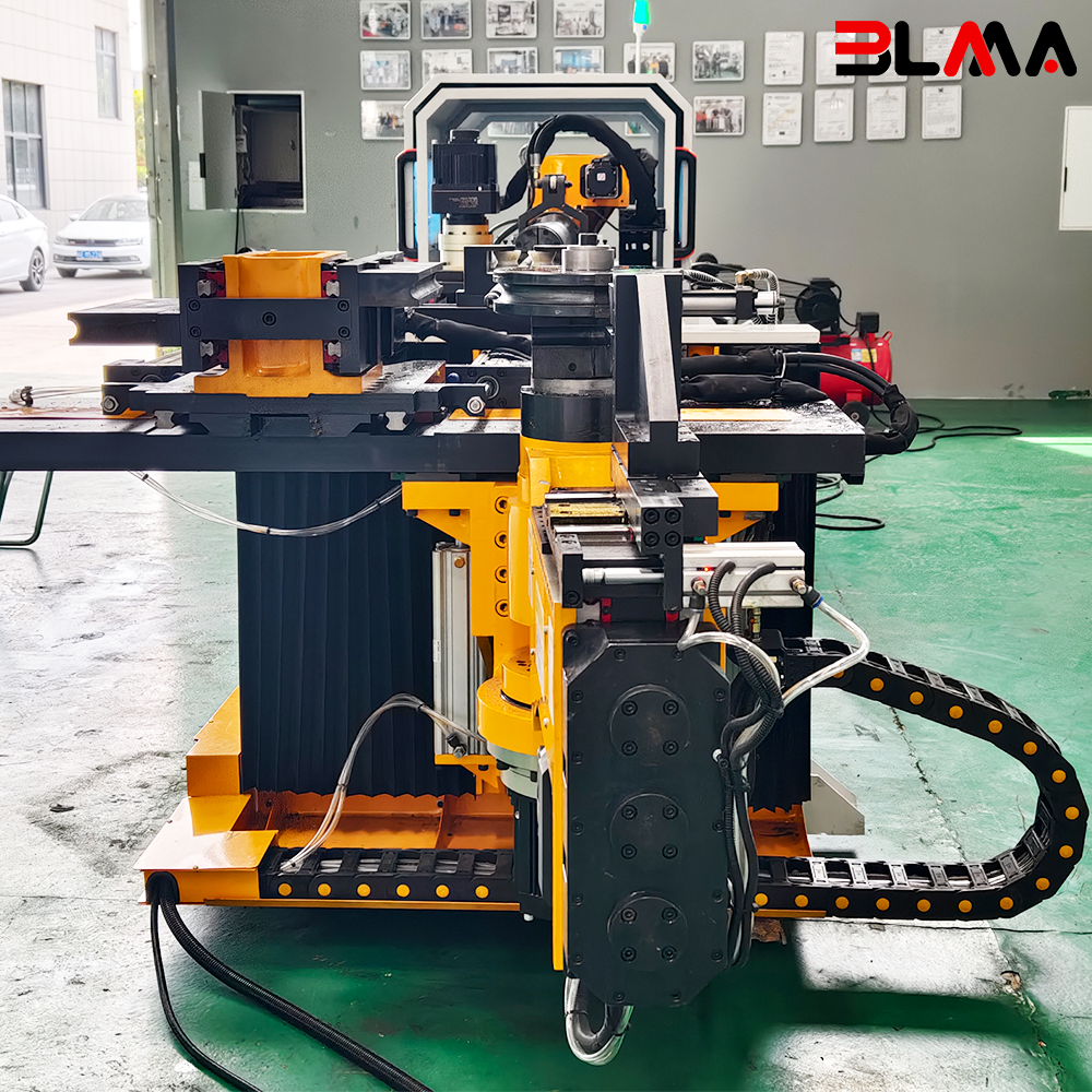 2026-BLMA-DW50CNC-7AMSV Left–Right CNC Pipe Bending Machine | High-Speed Multi-Axis Servo Pipe Bender