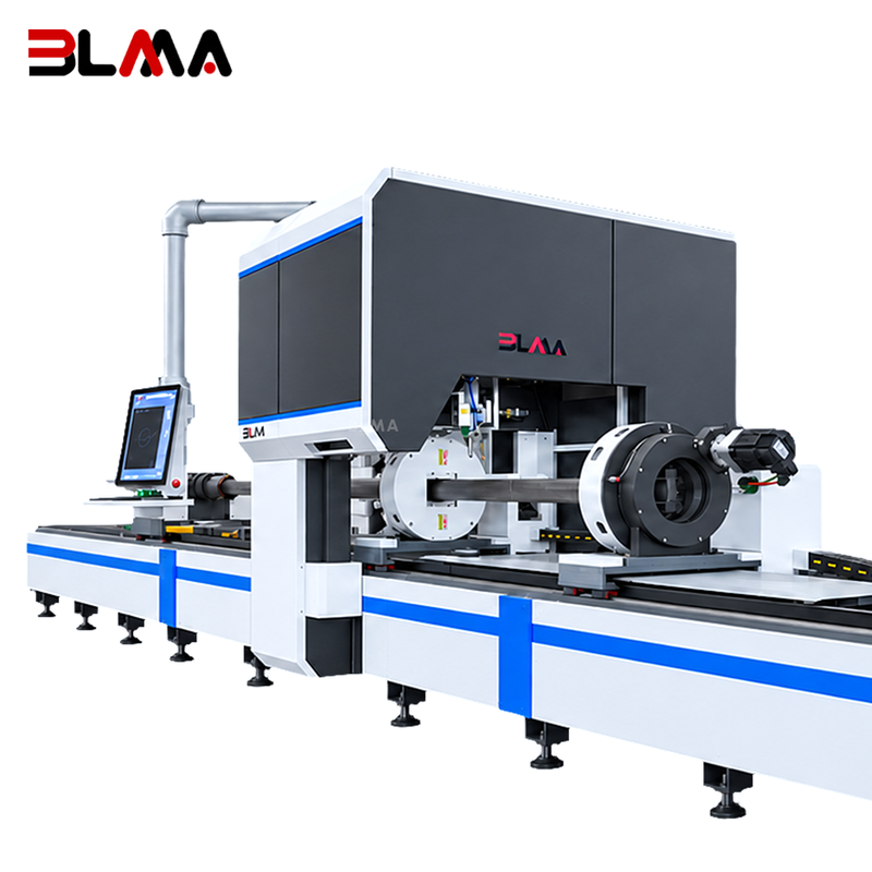 3000W 3-Chuck CNC Fiber Laser Tube Cutting Machine with Zero-Tail Cutting for Metal Pipes and Tubes