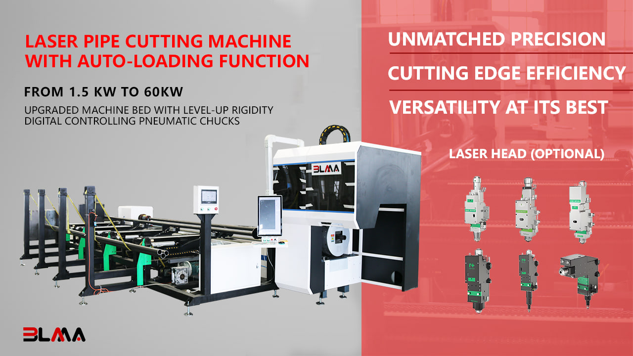 Fiber Laser Pipe Cutting Machines with Automatic Loading