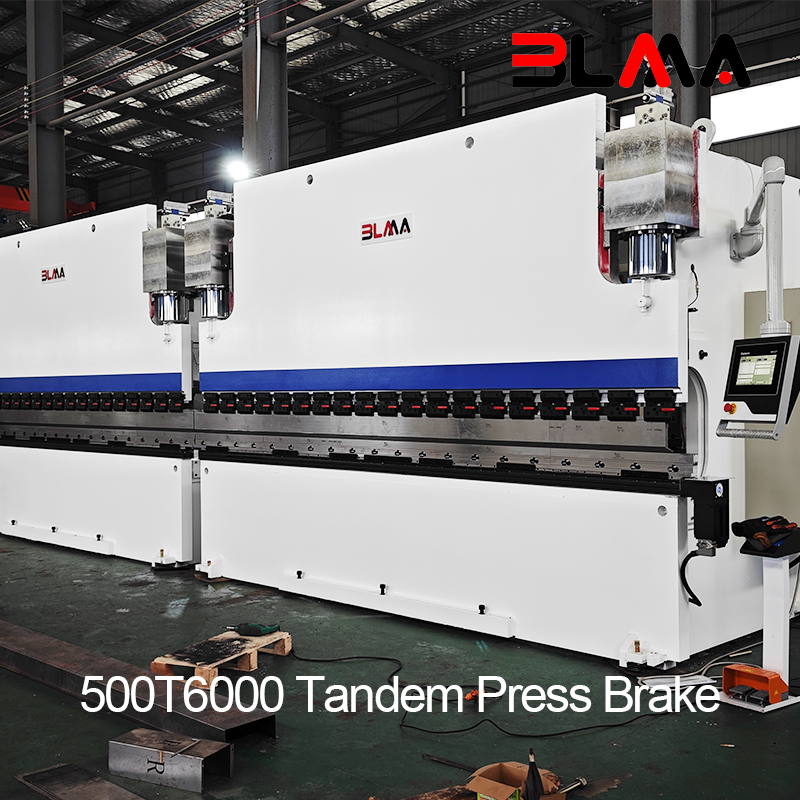 500T6000 CNC Tandem Press Brake – Heavy Duty Hydraulic Bending Machine for Long Steel Sheets & Light Pole Manufacturing