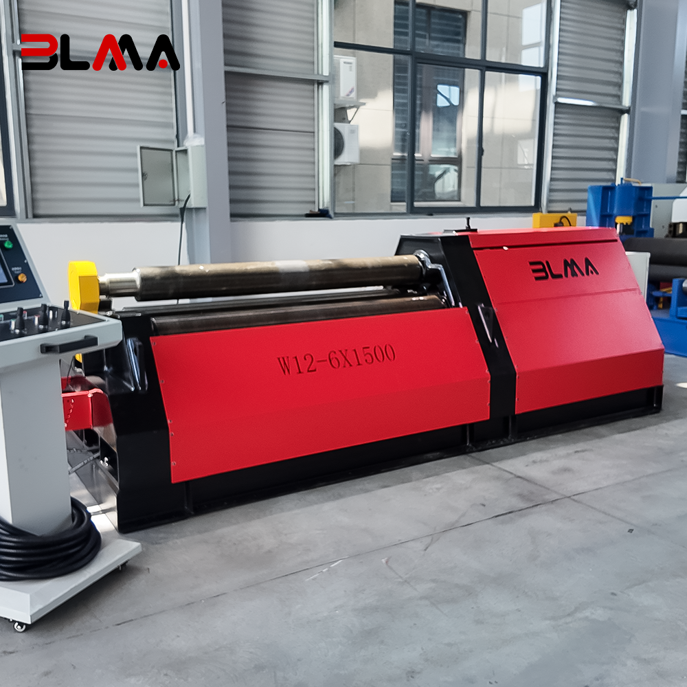 W12 6x1500 4-Roller CNC Plate Rolling Machine — High-Precision Cone & Cylinder Forming