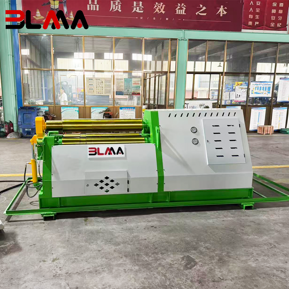 2026-BLMA-W12 8X1000 Custom Rollers Slotting Plate Rolling Machine