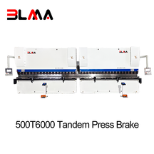500T6000 CNC Tandem Press Brake – Heavy Duty Hydraulic Bending Machine for Long Steel Sheets & Light Pole Manufacturing