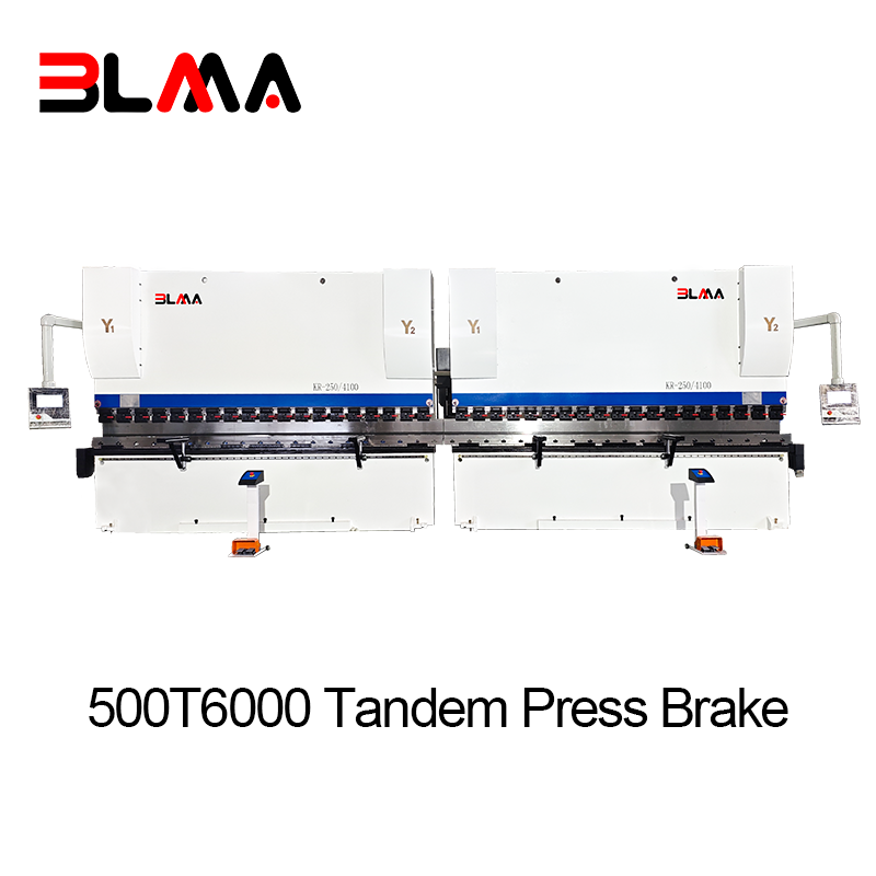 500T6000 CNC Tandem Press Brake – Heavy Duty Hydraulic Bending Machine for Long Steel Sheets & Light Pole Manufacturing