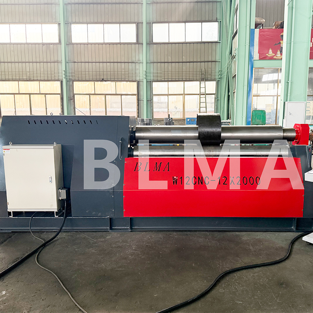 W12 12x2000 4-Roller Plate Rolling Machine | High Precision Rolling