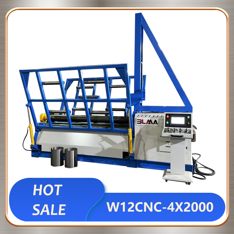 2026-BLMA-W12 4×2000 Four Roll Plate Rolling Machine | Hydraulic CNC Plate Bender