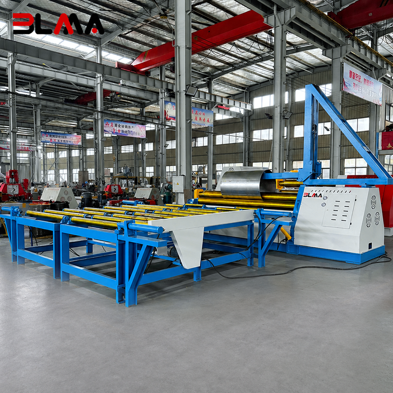 W12 8×3000 Hydraulic Plate Rolling Machine with Semi-Automatic Loading System | 4-Roll Plate Bender Manufacturer