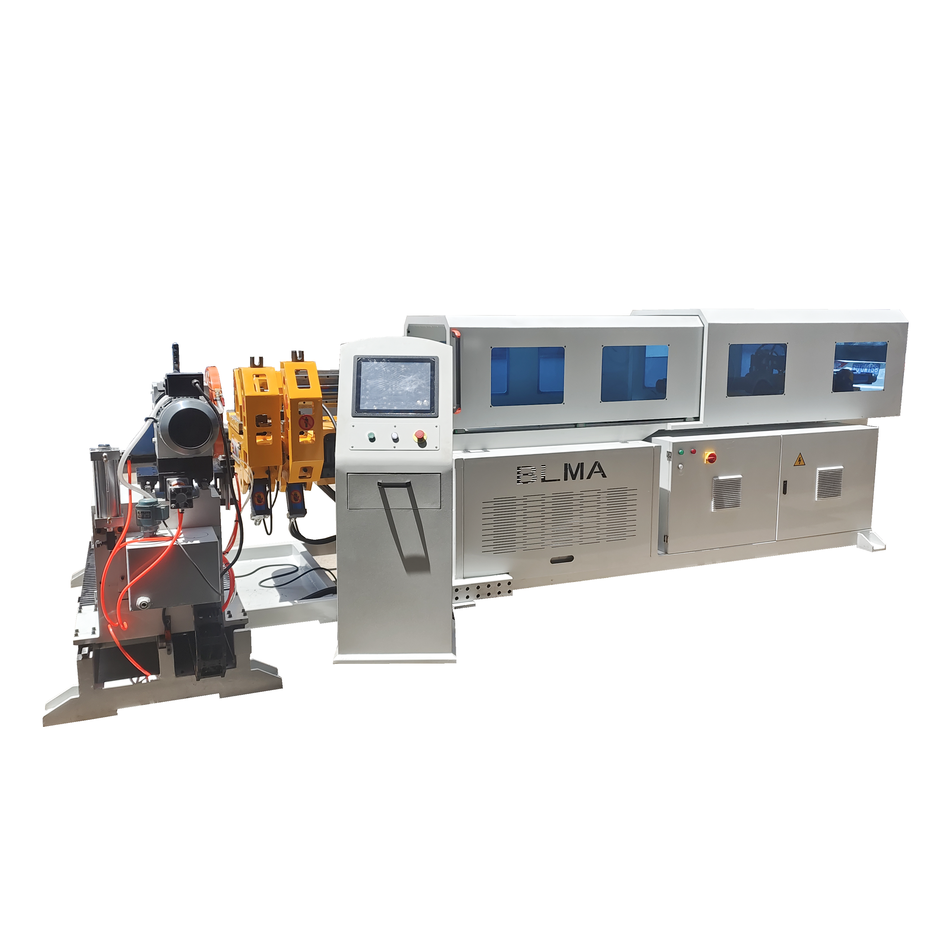 2026-BLMA-DW38CNC-4A2SV CNC Tube Bending Machine with Tube Cutting Function | Automatic Pipe Bender and Tube Cutting Machine