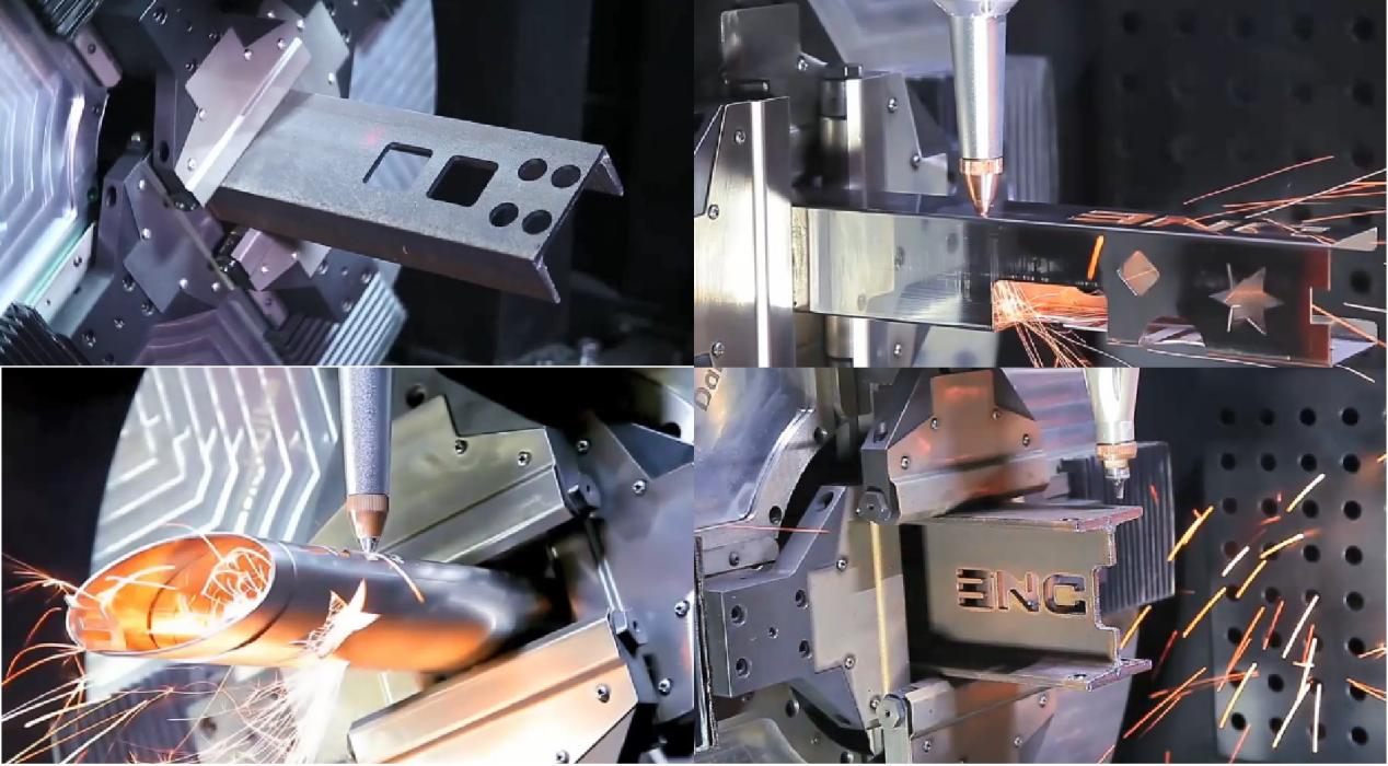Laser tube cutting workpiece 2