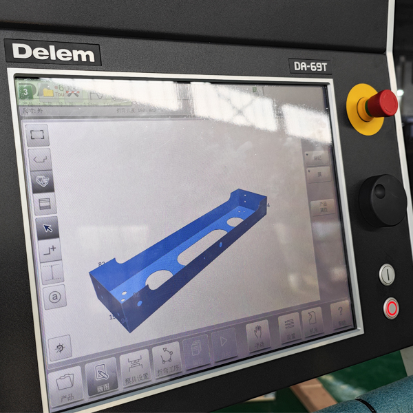 DA69T CNC Press Brake for Precision Bending of Automotive Frame Components