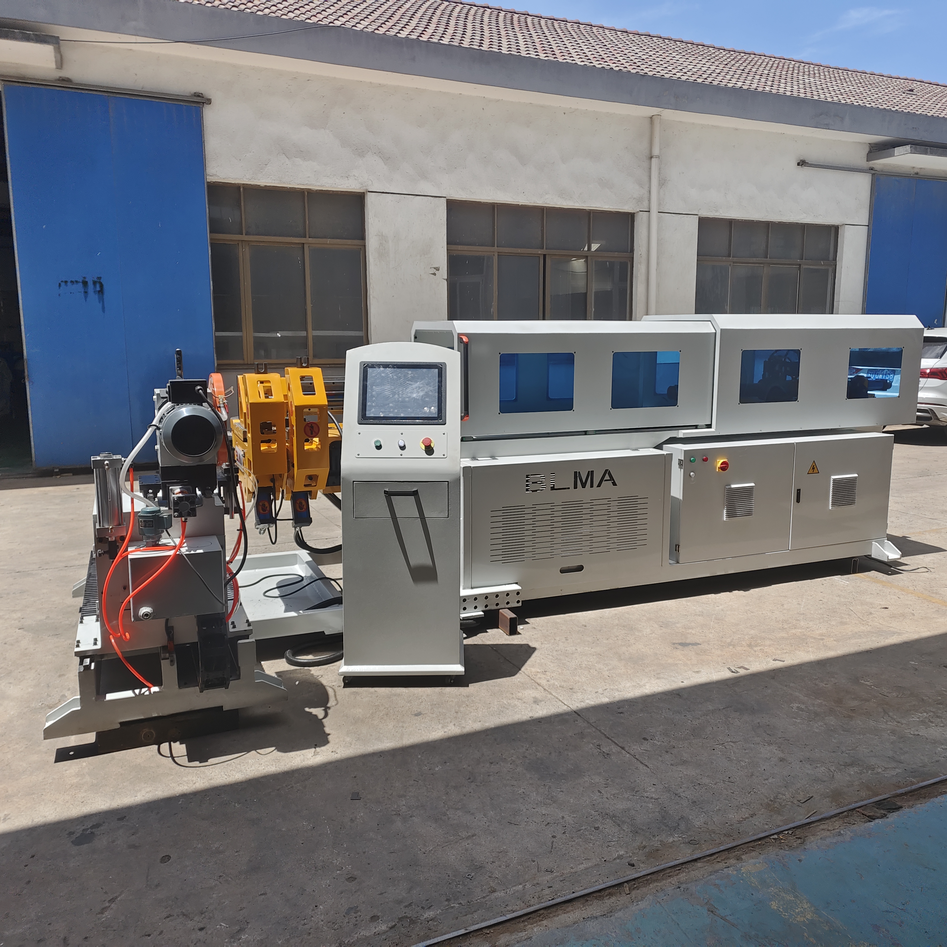 2026-BLMA-DW38CNC-4A2SV CNC Tube Bending Machine with Tube Cutting Function | Automatic Pipe Bender and Tube Cutting Machine