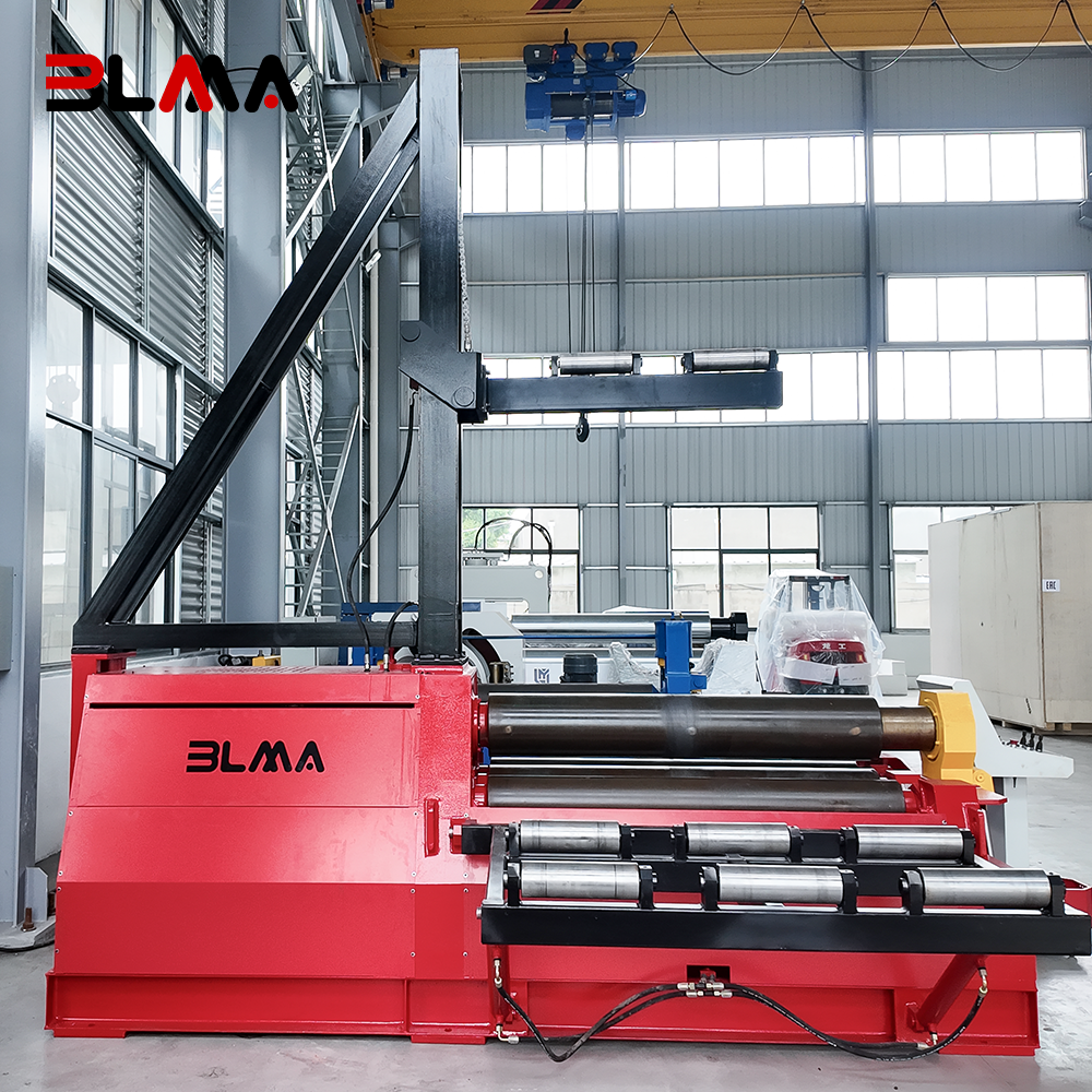 W12 16x1500 4-Roller Plate Rolling Machine — Optional Upper & Side Support for Enhanced Stability