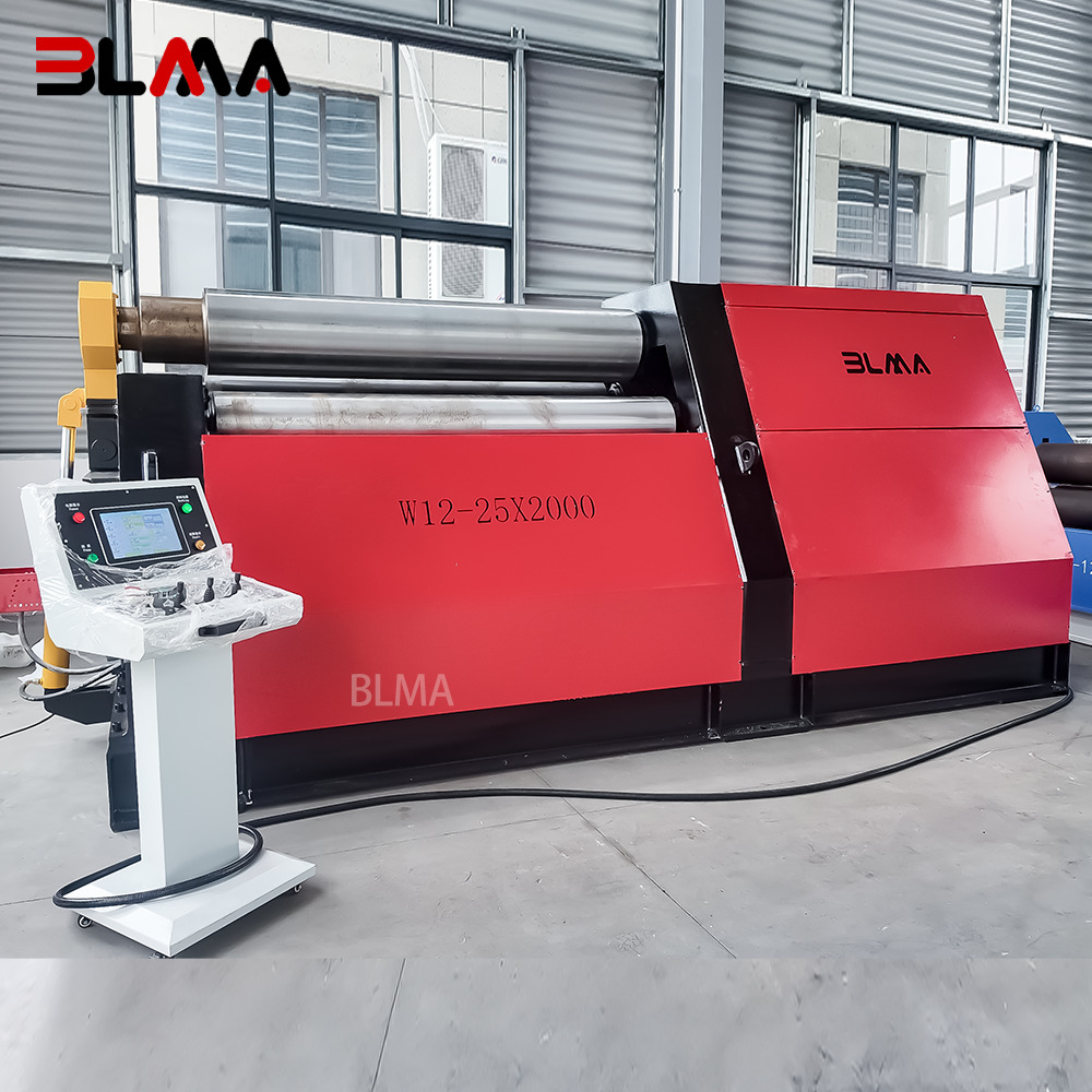 W12 25x2000 4-Roller CNC Plate Rolling Machine — Precision Rolling for Medium-Thickness Plates