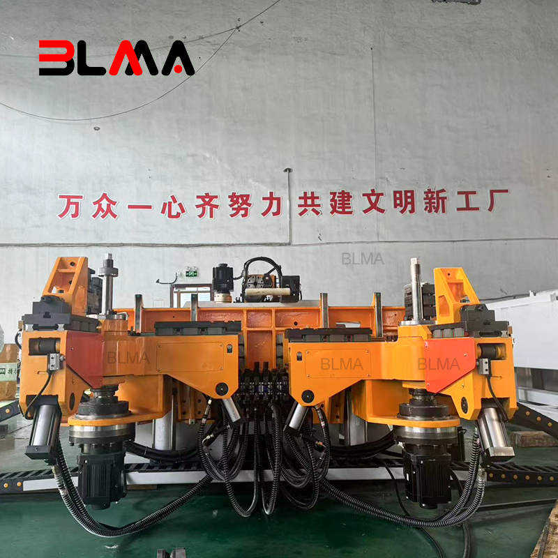 DW75CNC-9AMSV-Dual-Head Left & Right CNC Tube Bending Machine for Complex Tube Forming