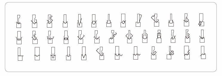 Processing workpiece drawing