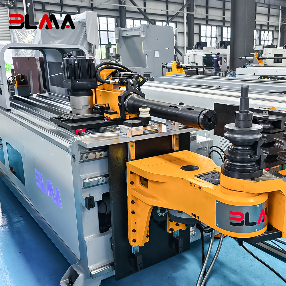 2026-BLMA-DW50CNC-5AMSV Multi-Stack CNC Tube Bending Machine with Push Bending Function | Automatic Pipe Bender for Tight and Large Radius Bending