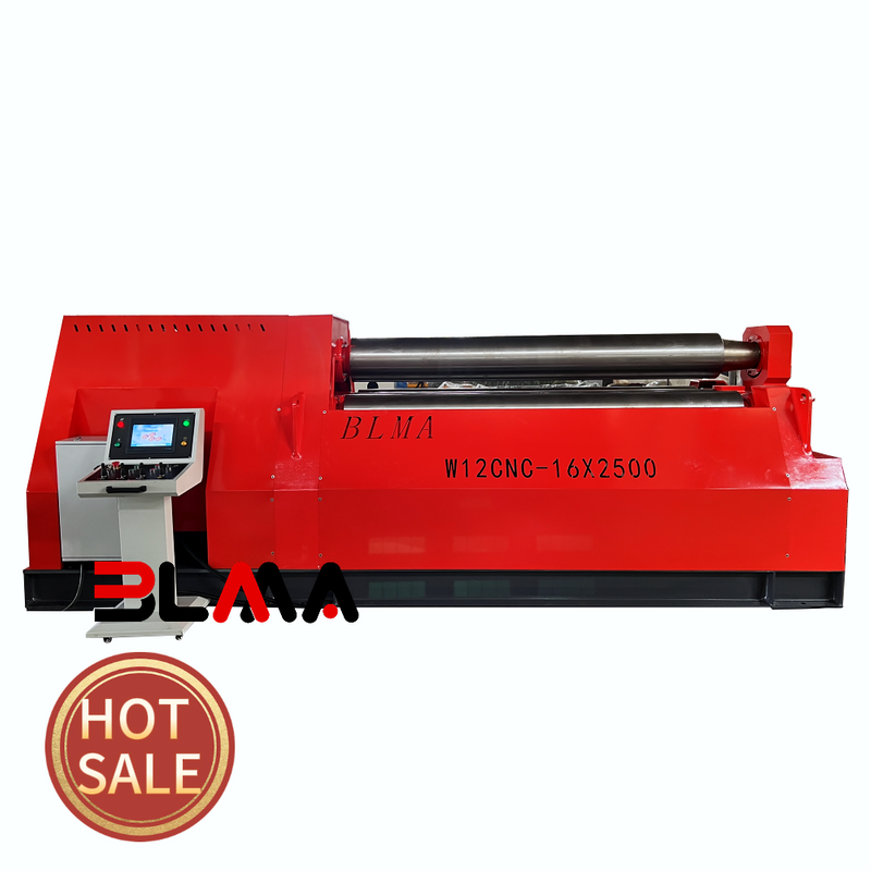 W12 16x2500 4-Roller Plate Rolling Machine | High Precision Rolling