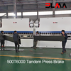500T6000 CNC Tandem Press Brake – Heavy Duty Hydraulic Bending Machine for Long Steel Sheets & Light Pole Manufacturing