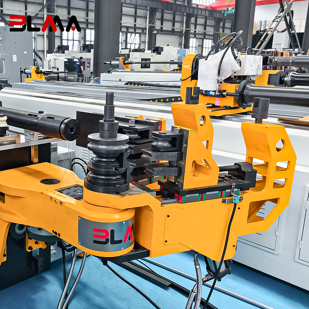 2026-BLMA-DW50CNC-5AMSV Multi-Stack CNC Tube Bending Machine with Push Bending Function | Automatic Pipe Bender for Tight and Large Radius Bending
