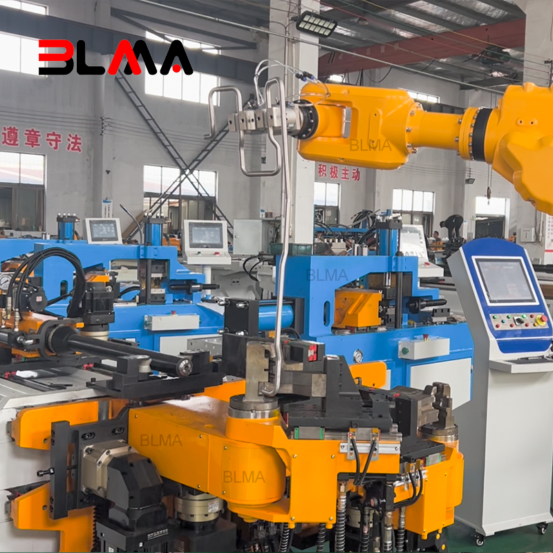 DW75CNC-9AMSV-Dual-Head Left & Right CNC Tube Bending Machine for Complex Tube Forming