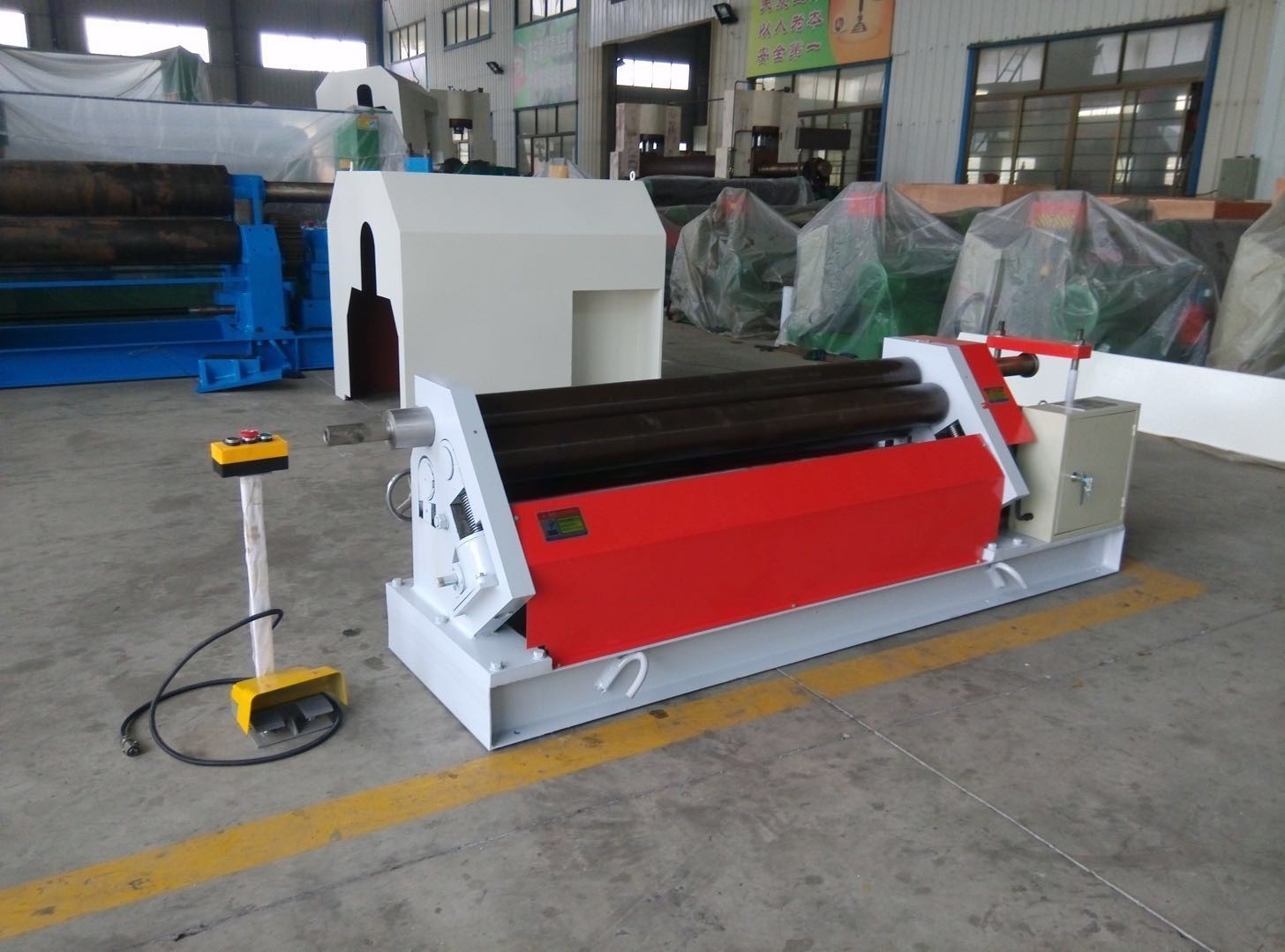 3 Roller Asymmetrical Plate Rolling Machine