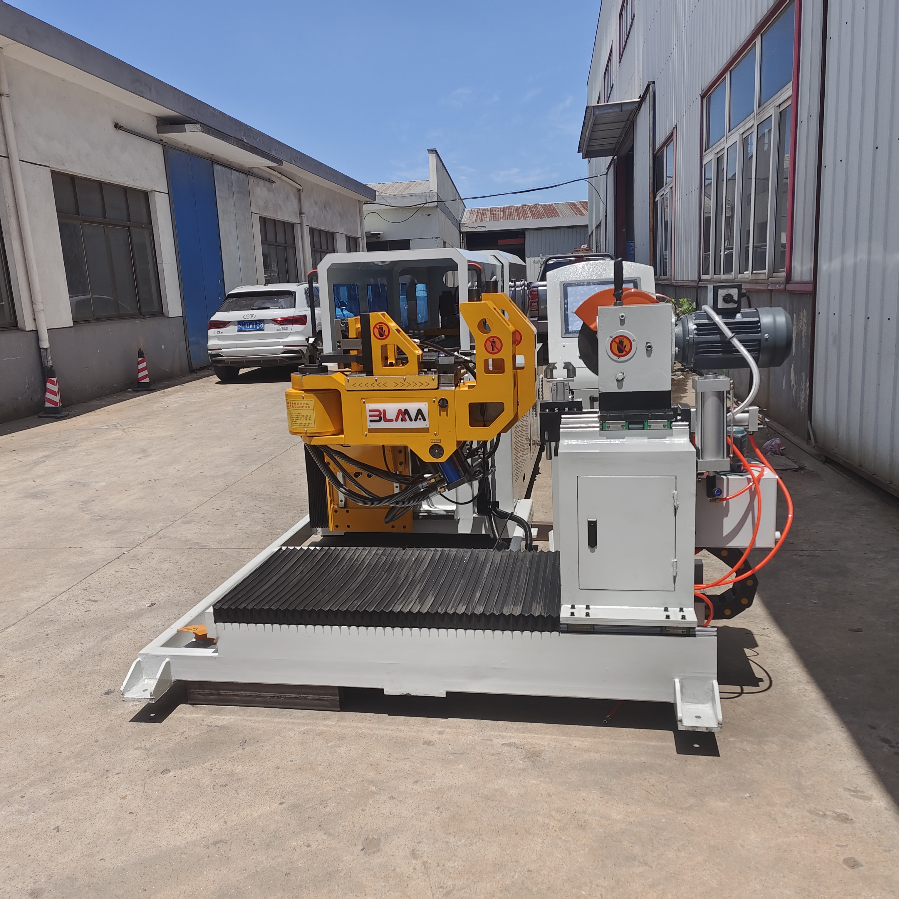2026-BLMA-DW38CNC-4A2SV CNC Tube Bending Machine with Tube Cutting Function | Automatic Pipe Bender and Tube Cutting Machine
