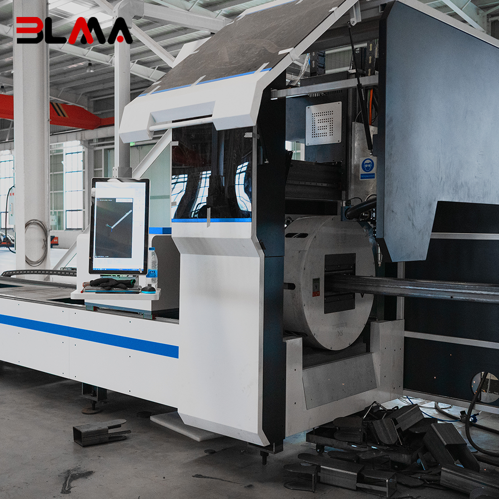 6000W 3015 Fiber Laser Cutting Machine with Bevel Cutting, Automatic Loading and Vision Welding