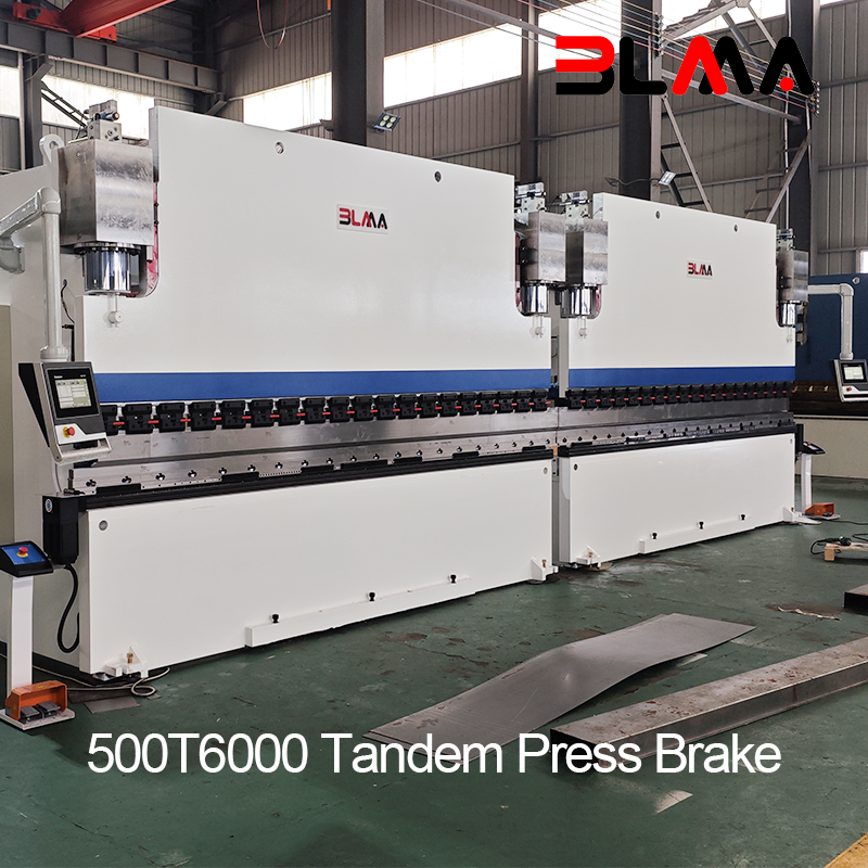 500T6000 CNC Tandem Press Brake – Heavy Duty Hydraulic Bending Machine for Long Steel Sheets & Light Pole Manufacturing