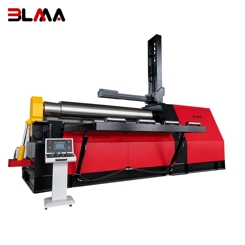 W12 40x3200 4-Roller Heavy-Duty CNC Plate Rolling Machine — Precision Rolling for Thick Steel Plates